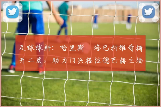 足球球料：哈里斯・塔巴科维奇梅开二度，助力门兴格拉德巴赫主场大胜奥格斯堡