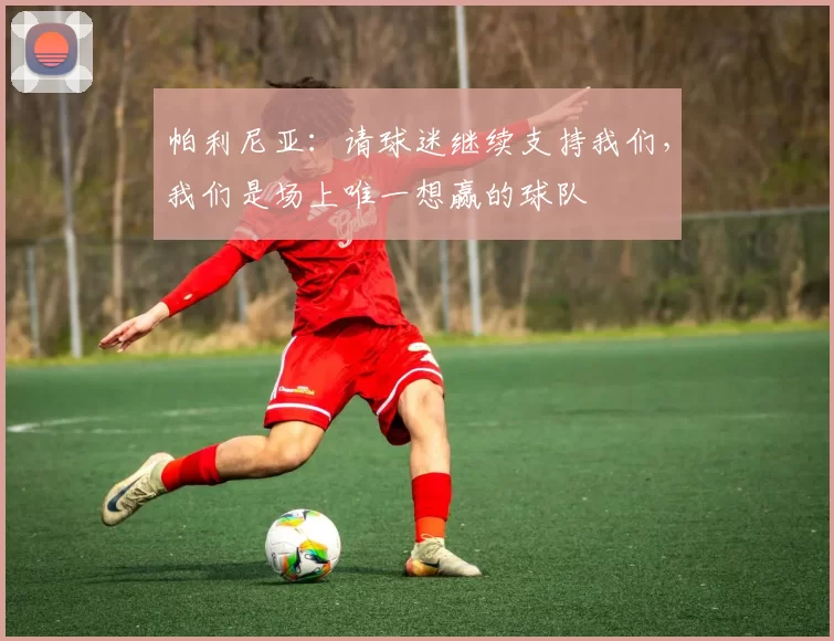 帕利尼亚：请球迷继续支持我们，我们是场上唯一想赢的球队